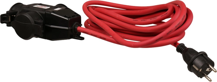 Verlengkabel 3weg stekkerblok 220V 3000W 10 meter